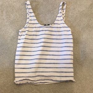Madewell Linen Striped Tank
